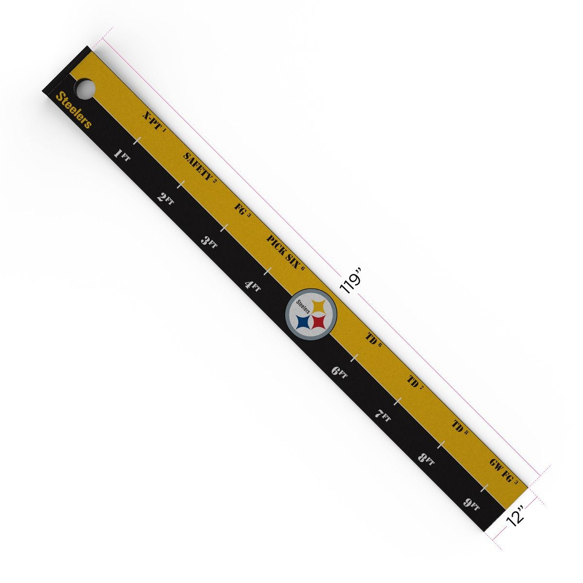 Premium Putting Mat - Pittsburgh Steelers